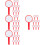 32Pièces Tableau Portable Double Face Effaçable Polyvalent 8