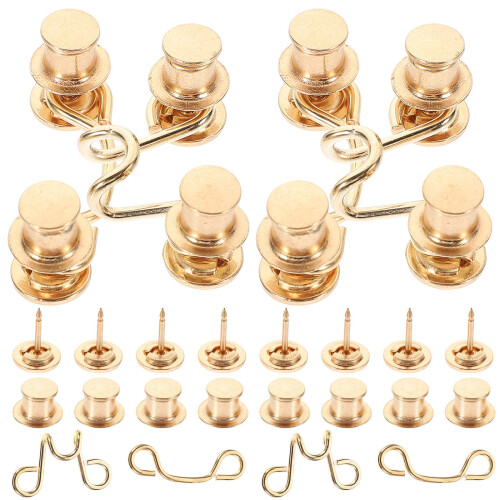 12Ensembles Boutons De Taille Réglables En Alliage Pour Jeans 2