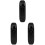 3Pièces Kazoo ABS Noir Instrument Bouche Stable Pour Débutant 4