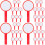 32Pièces Tableau Portable Double Face Effaçable Polyvalent 6