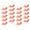 200Pièces Mini Sculptures Bébé Rose Plastique Pour Décoration 3