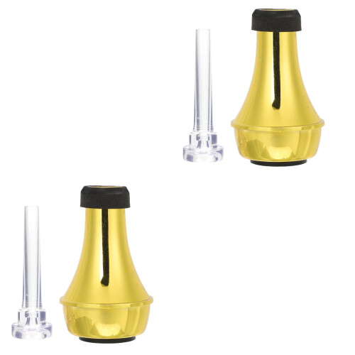 2Ensembles Sourdine Trompette ABS Pratique Et Durable 2