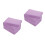 100Pièces -Table Jetable Violet En Papier Pâte De Bois 9