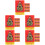 50Pièces Cartes PVC Multicolores Décor Maison 8