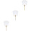 3Pièces Éventails Décoratifs DIY À En Transparent 7
