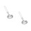 2Pièces Couvert Pliable Acier Argent Ustensile Camping 6