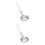 2Pièces Couvert Pliable Acier Argent Ustensile Camping 11