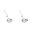2Pièces Couvert Pliable Acier Argent Ustensile Camping 5