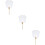 3Pièces Éventails Décoratifs DIY À En Transparent 11