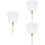 3Pièces Éventails Décoratifs DIY À En Transparent 8