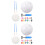 2Ensembles Ballon De Foot Vide En PU Pour Déco DIY 5