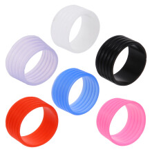 18Pièces Anneaux Silicone Anti-Dérapant Pour De Raquette Sport