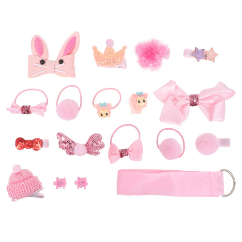 2Ensembles Accessoires Fille Rose Et Respirant