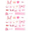 2Ensembles Accessoires Fille Rose Et Respirant 5