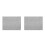 2Pièces Tapis Feutre Gris Double Face Antidérapant Pour 3