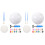 2Ensembles Ballon De Foot Vide En PU Pour Déco DIY 7