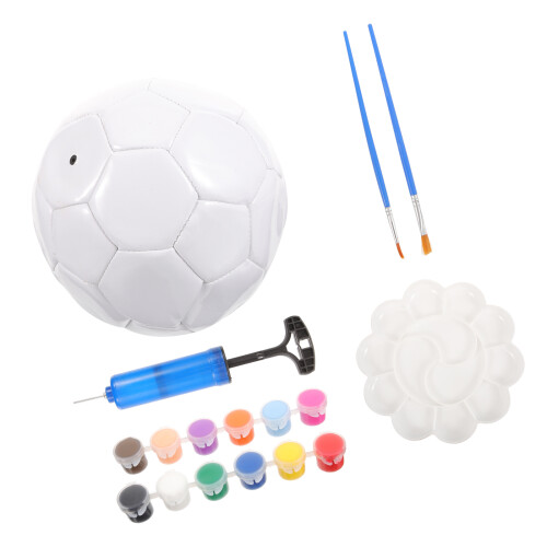 2Ensembles Ballon De Foot Vide En PU Pour Déco DIY 1