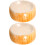 2Pièces En Céramique Pour Petits Animaux Couleur Orange 6