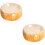 2Pièces En Céramique Pour Petits Animaux Couleur Orange 7