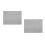 2Pièces Tapis Feutre Gris Double Face Antidérapant Pour 6