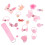 2Ensembles Accessoires Fille Rose Et Respirant 7