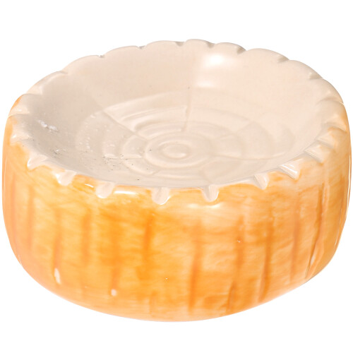 2Pièces En Céramique Pour Petits Animaux Couleur Orange 1