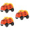 3Pièces Orange Lumineux Pour Enfants ABS 8