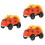 3Pièces Orange Lumineux Pour Enfants ABS 7