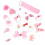 2Ensembles Accessoires Fille Rose Et Respirant 9
