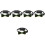 5Pièces LED Noir Éclatant Pour Accessoire Costume 5