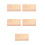 5Pièces Bois Rectangulaire Solide Pour Artisanat , Usage DIY 4