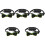 5Pièces LED Noir Éclatant Pour Accessoire Costume 4