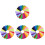 88Pièces Feutrine Patchwork Couleurs Vives Tissus De Couture 4