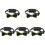 5Pièces LED Noir Éclatant Pour Accessoire Costume 3