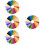 88Pièces Feutrine Patchwork Couleurs Vives Tissus De Couture 8