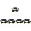 5Pièces LED Noir Éclatant Pour Accessoire Costume 6
