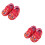 2Paires Chaussures Bébés Stylées Adorables Et 6