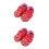 2Paires Chaussures Bébés Stylées Adorables Et 5