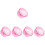 5Pièces Accessoire Hamster Roue Rose Résistant 5