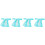 4Sets Herbruikbare Poppenkleding Vest Skyblauw Set 5