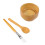 6Pièces Outils DIY Bol Bambou Coloré Pour 1