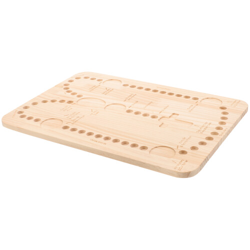 4Pièces Plateau Bois Durable Pour Assemblage De DIY 1