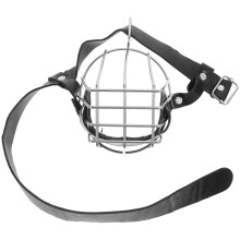 5Pièces Muselière Portable Anti-Aboiement En PU Noir Pour