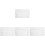 4Pièces Couvre-Clavier Piano Transparent Peva Adapté 61 Touches 4