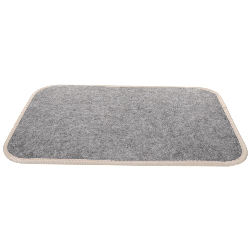 5Pièces Tapis Feutre Gris Confortable Pour Étudiants 1