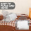 2Pièces Distributeur Lingettes Bébé PP Transparent Réutilisable Maison 5