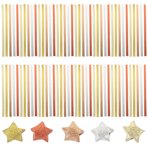 600Pièces Pliage Origami Or Pour Cadeaux 2