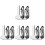 400Ensembles Supports Boucles Clip on Argentés Pour Fabrication 4