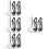 400Ensembles Supports Boucles Clip on Argentés Pour Fabrication 9