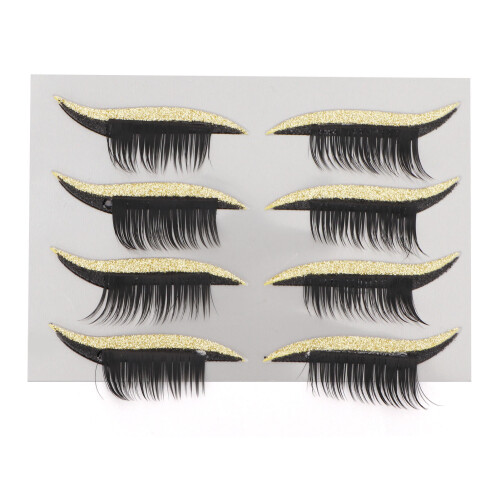 Αυτοκόλλητες ταινίες eyeliner για εύχρηστες, αδιάβροχες αυτοκόλλητες λωρίδες eyeliner